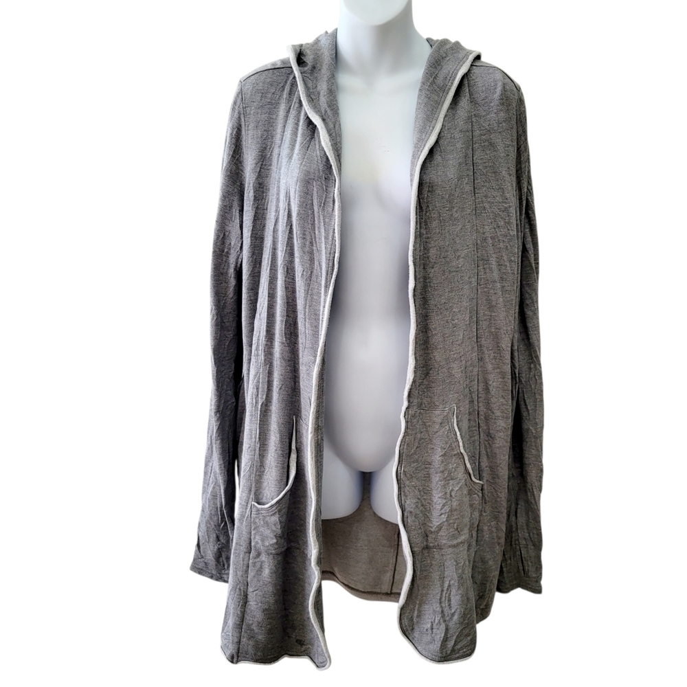 Ricki's Grey Open Concept Cardigan Top Size: M
